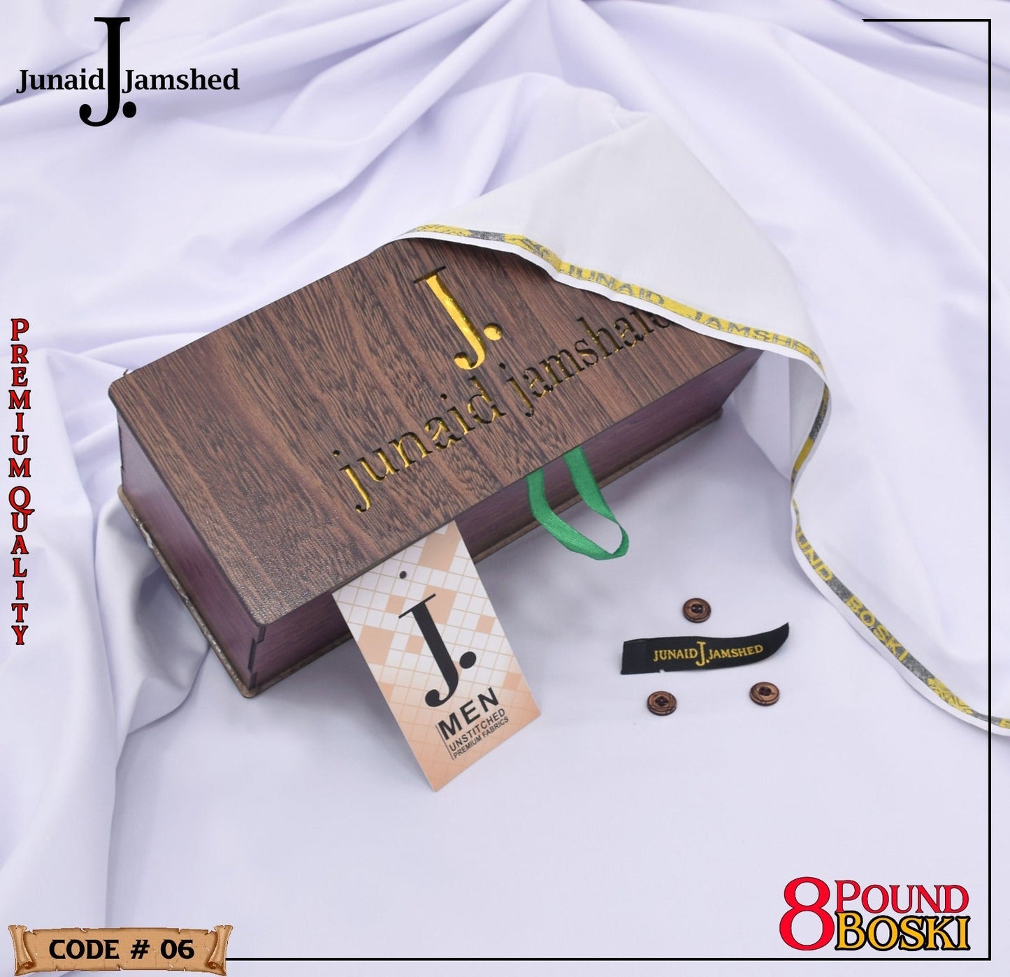 J. PREMIUM QUAILTY WASH N WEAR ( WHITE )